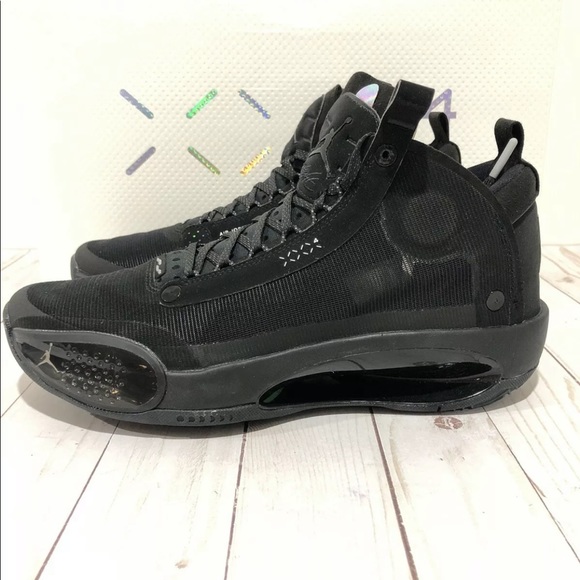 🔴SOLD🔴Nike Air Jordan XXXIV 34 Black Cat AR3240 - Picture 3 of 8